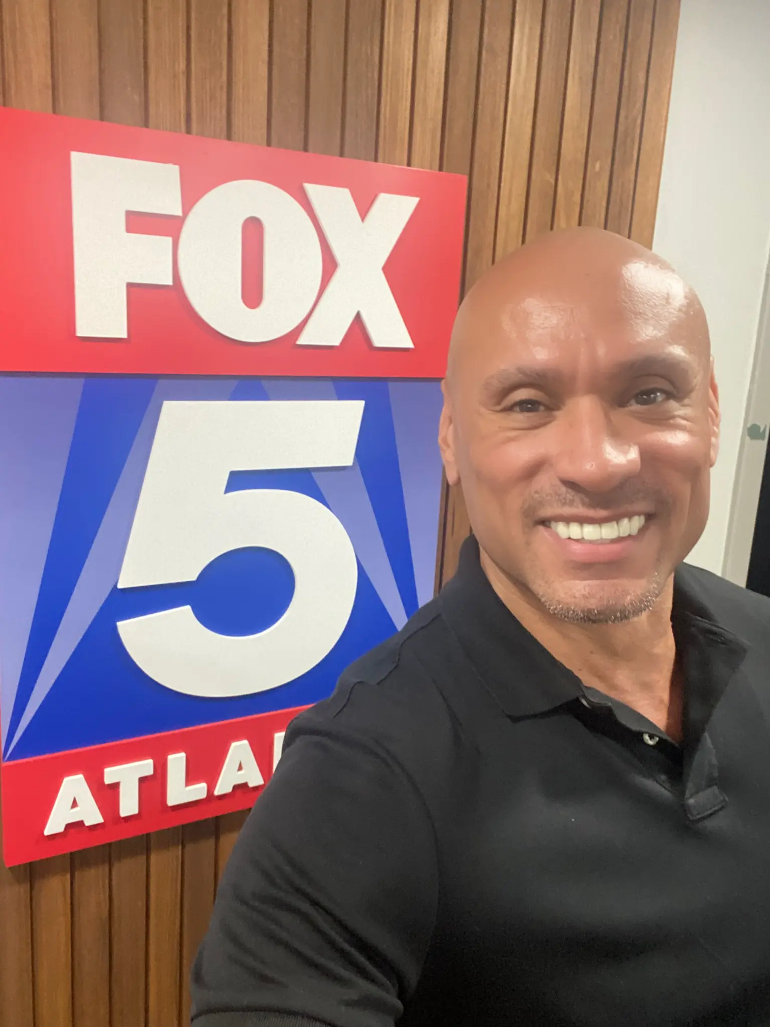 Bernard Owens at FOX 5 Atlanta studio